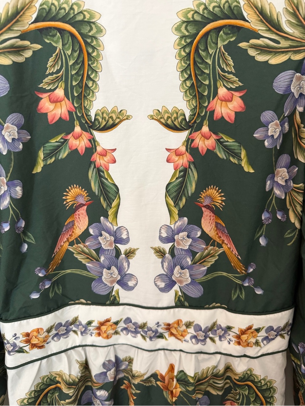 FARM Rio Nature Long Sleeve Plunge Maxi Dress - Picture 6 of 6